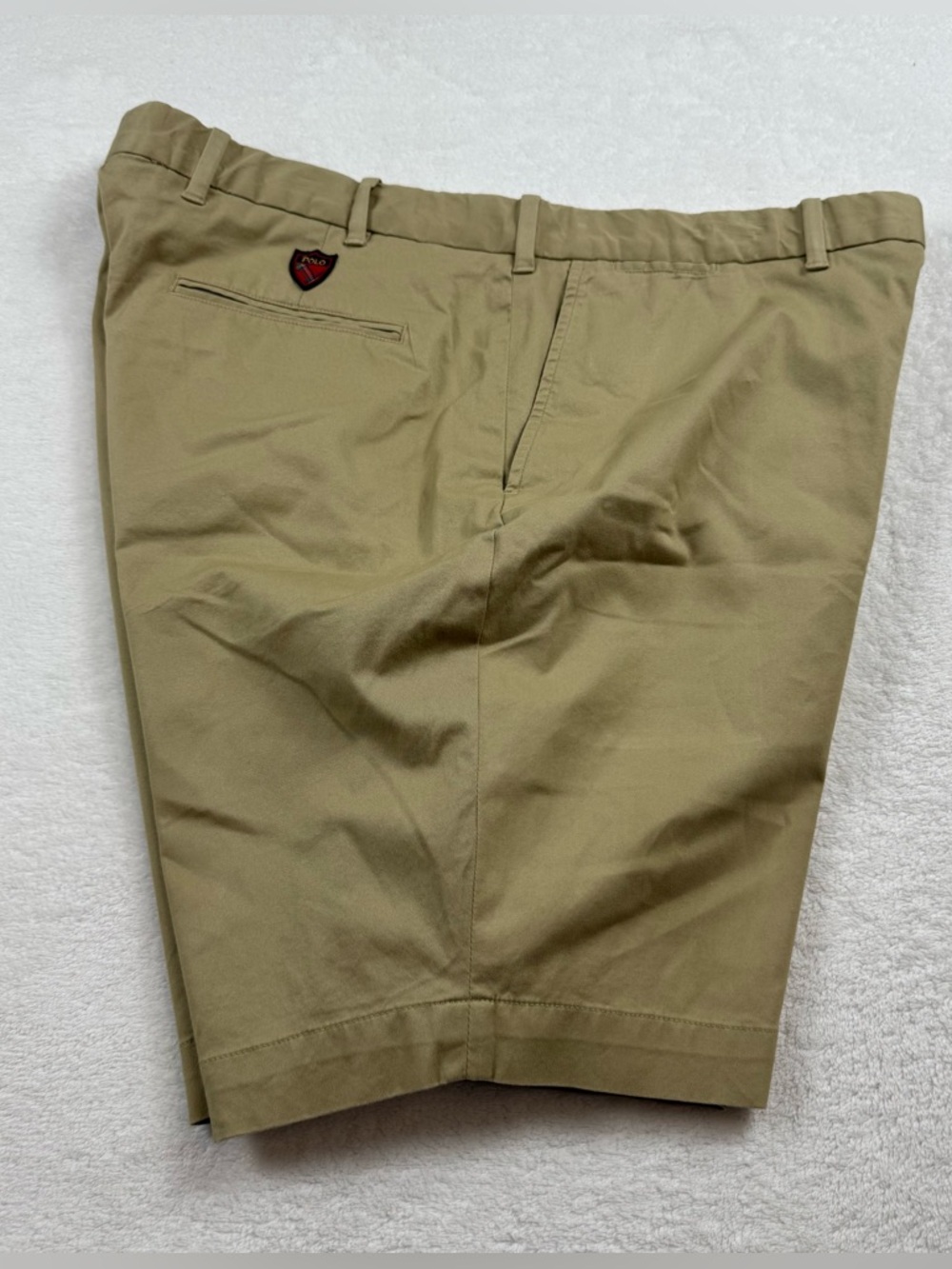 Polo Ralph Lauren cotton twill chino shorts men’s size 38x10”in brown stretch